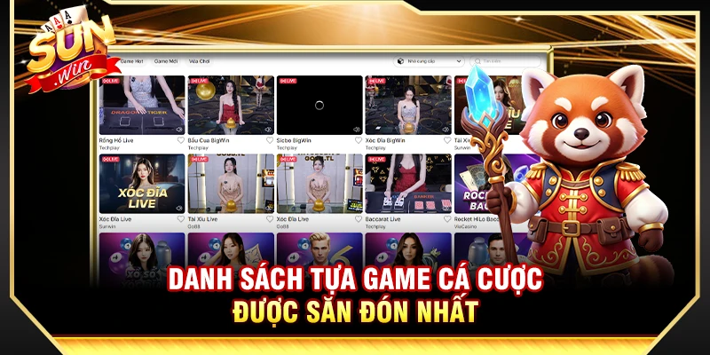 Sunwin ⭐️ Link Đăng Nhập Trang Chủ Sun Win Chính Thức 2026 18 Danh sách tựa game cá cược được săn đón nhất